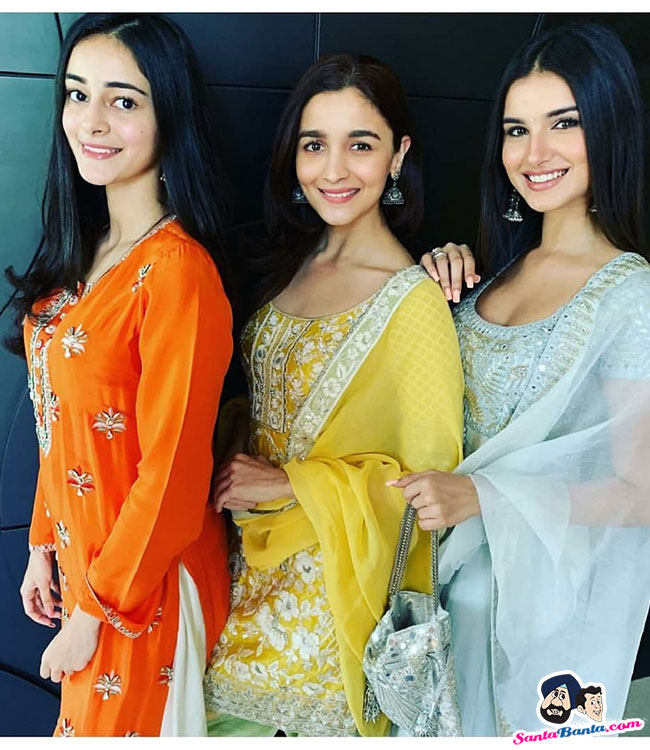 Diwali 2019 Ananya Pandey Alia Bhatt And Tara Sutaria Unseen Photos Worldwide